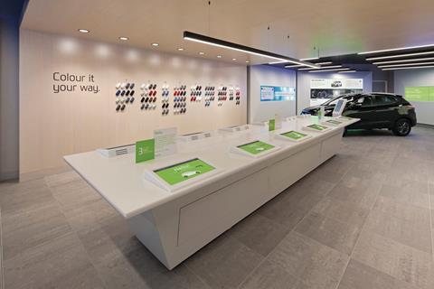Hyundai has integrated digital technology into its store